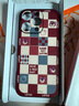 名界（MINGJIE）適用于蘋果16promax手機(jī)殼iphone16pro皮質(zhì)創(chuàng)意時(shí)尚個(gè)性全包防摔 【棕格子草莓熊】 iPhone 16 Pro 曬單實(shí)拍圖