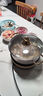 百暢（BAICHANG）加厚不銹鋼鍋電磁爐火鍋鍋具家用專用平底清湯鍋大容量火鍋盆 蓋子+防粘316火鍋(3-4人用) 28cm 曬單實(shí)拍圖