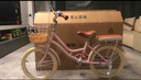 鳳凰兒童自行車(chē)兒童單車(chē)小學(xué)生兒童自行車(chē)6-10歲女孩自行車(chē)?guó)P凰自行車(chē) 20寸粉丨輻條輪+車(chē)筐+后座+禮包 曬單實(shí)拍圖