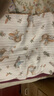棉加加（Cotton++）包單新生兒防驚跳包巾嬰兒包被秋冬季純棉a類(lèi)夾棉抱被待產(chǎn)包裹被 蘑菇松鼠【3層夾棉】純棉a類(lèi) 85*85cm 曬單實(shí)拍圖