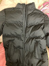 【耐磨防鉆絨】棉服男外套男冬季新款潮牌立領(lǐng)加厚青少年舒適百搭 黑色 XL 曬單實(shí)拍圖