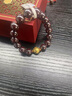 漫畔石天然朱砂手串男士黃金轉(zhuǎn)運(yùn)珠六字真言文玩佛珠手鏈女生款生日禮物 【女款】黃金珠朱砂手串10mm 曬單實(shí)拍圖