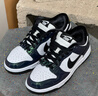 耐克NIKE板鞋女休閑鞋 DUNK緩震舒適耐磨運(yùn)動鞋 FQ8143-001黑白綠42 曬單實(shí)拍圖