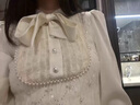 她芙（tafu）品牌女裝小香風(fēng)連衣裙女2025春秋新款法式優(yōu)雅氣質(zhì)修身顯瘦襯衫裙 奶杏色 M 曬單實(shí)拍圖