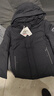 雪中飛羽絨服男士鴨絨冬季可拆卸帽溫暖加厚短款時尚商務(wù)休閑百搭外套男 黑色 L (175) 曬單實拍圖