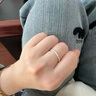 花有心柿s925銀素圈戒指女小眾設計皺糖紙情侶對戒開(kāi)口食指戒指女素戒指環(huán) 皺糖紙開(kāi)口戒指-s925銀 曬單實(shí)拍圖