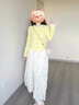 溫格芳 連衣裙女2025春季新款韓系穿搭法式氣質(zhì)套裝小個(gè)子溫柔碎花長(cháng)裙 黃色針織+碎花半身裙 M 曬單實(shí)拍圖
