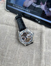 STUHRLING【官方授權】施圖靈機械手表男 月相雙時(shí)區鏤空大表盤(pán)腕表禮物 371.01阿納托爾 銀色 371.01 曬單實(shí)拍圖