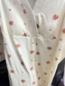 草景家孕婦睡夏季待產(chǎn)裙帶胸墊月子服醫院進(jìn)產(chǎn)房可外穿大碼哺乳睡裙 QSY-25816#草莓 XL碼  建議體重120-135斤左右 曬單實(shí)拍圖