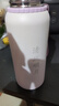 Tmirui保溫杯大容量女高顏值泡茶杯子茶水分離大號(hào)保溫壺男定制logo水杯 漸變紫【智能/免費(fèi)刻字】 600ml 曬單實(shí)拍圖