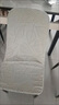 橙央新款3D提花弧形椅子套罩彈力家用凳子套四季通用防貓抓餐椅套 奶油米白【3D提花】 一個(gè)裝（不含椅子） 曬單實(shí)拍圖