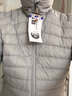 迪卡儂（DECATHLON）短款羽絨服輕薄薄外套戶(hù)外運動(dòng)保暖內膽排骨羽絨服TREK100 男款-冰川灰-立領(lǐng) XL 曬單實(shí)拍圖
