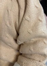巴厘小豬（BALIPIG）兒童毛線(xiàn)衣春秋寶寶針織衫女童衣服外套嬰兒毛衣開(kāi)衫男童春裝洋氣 杏色 80 cm 曬單實(shí)拍圖