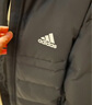 adidas 500蓬長(cháng)款保暖鴨絨羽絨服男大童兒童阿迪達斯官方輕運動(dòng) 黑色   164 曬單實(shí)拍圖