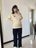費(fèi)雪孕婦褲子春秋款外穿寬松直筒西裝褲春夏季新款大碼加長拖地闊腿褲 黑色常規(guī)-春秋款【165cm以下】 XL【135-150斤適穿】 曬單實(shí)拍圖