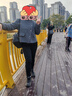 尚都比拉毛呢外套女小個(gè)子秋冬設計感小眾直筒短款雙面呢大衣 灰色 L  曬單實(shí)拍圖