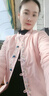 啄木鳥中國風棉麻繡花棉服女2025復古盤扣立領對襟棉衣中式厚外套棉衣女 粉色 M 建議90-105斤 曬單實拍圖