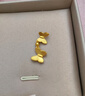 六福珠寶中秋禮物 足金簡(jiǎn)約黃金項鏈女款素鏈鎖骨鏈 計價(jià) 約2.48克 曬單實(shí)拍圖