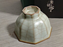 兮元記鋦釘主人杯個人專用高檔陶瓷茶杯官窯八方杯品茗杯單杯茶具 鋦釘知足官窯開線八方杯-禮盒裝 曬單實拍圖
