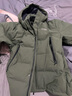 諾詩(shī)蘭（NORTHLAND）【樂(lè )寒】冬季戶(hù)外男鵝絨羽絨服無(wú)縫防跑絨保暖升溫防油污連帽外套 低松綠色 3XL (190) （建議200斤以上） 曬單實(shí)拍圖