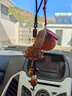齊選好事發(fā)生汽車(chē)掛件手工鉤織柿子花生車(chē)內視鏡吊飾車(chē)載裝飾 好柿發(fā)生+平安 曬單實(shí)拍圖