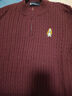 暇步士（Hush Puppies）童裝兒童線(xiàn)衣25冬季新年男童簡(jiǎn)約氣質(zhì)毛衣 波爾多紅 160 曬單實(shí)拍圖