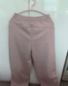 森馬（Semir）休閑褲女發(fā)熱抗菌長(cháng)褲2024冬季氣質(zhì)搖粒絨純色闊腿褲百搭 粉紅60028 L 曬單實(shí)拍圖
