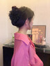 唐芙妮優(yōu)雅氣質(zhì)風(fēng)羽毛抓夾高級感牡丹花高顏值發(fā)夾后腦勺盤(pán)發(fā)鯊魚(yú)夾 黑色中號抓夾11cm 曬單實(shí)拍圖