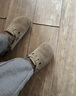 BIRKENSTOCK勃肯德國進(jìn)口新品男女款牛皮絨面革Tokio包頭系踝拖鞋 沙色窄版1028323 35 曬單實(shí)拍圖