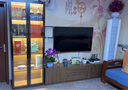 椰果客廳電視柜背景墻北歐現(xiàn)代簡(jiǎn)約小戶(hù)型壁柜收納儲(chǔ)物柜可定制實(shí)木板 北美胡桃 電視柜+0.4m玻璃柜+0.4m儲(chǔ)物柜 曬單實(shí)拍圖