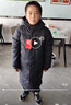 LI-NING KIDS李寧兒童長款羽絨服冬季鴨絨保暖防風(fēng)男童連帽外套大童運動服 黑色-【85%含絨量-保暖抗寒】 150 cm 曬單實拍圖