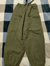 幻走（MOVEUP）2024冬季新款.FUN系列工裝風(fēng)多口袋松緊腰休閑直筒褲女 軍綠 S 曬單實(shí)拍圖