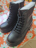 蜘蛛王女鞋韓版帥氣秋冬百搭馬丁靴女厚底潮流增高女靴 黑色 38  曬單實(shí)拍圖