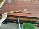 神雕（SHEN DIAO）實(shí)木茶盤(pán)整塊無(wú)拼接家用辦公室單層排水簡(jiǎn)約紅木大號茶臺 花梨木秋葉茶盤(pán)(62x32) 曬單實(shí)拍圖