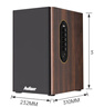 愛浪（Avlight）hifi音箱2.0有源電視電腦客廳書房卡拉ok音響藍(lán)牙多媒體組合ktv音響家庭家用k歌木質(zhì)大功率低音炮 【愛浪S320+兩個(gè)無(wú)線麥克風(fēng)】 曬單實(shí)拍圖