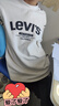 Levi's李維斯兒童加絨童裝長袖T恤冬季男童衛(wèi)衣女 糖果白 160 /76 【建議身高152-158cm】 曬單實(shí)拍圖
