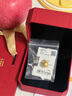 老廟黃金吊墜足金平安果項(xiàng)鏈女款蘋果掛墜鎖骨鏈送女友送老婆生日禮物 平安果約1.1g+鏈子+禮盒 曬單實(shí)拍圖