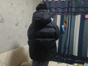 坦博爾兒童短款羽絨服秋冬學(xué)生保暖厚外套商場(chǎng)同款TCF530300A 黑色 150 曬單實(shí)拍圖