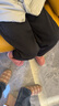 斯凱奇女冬季加絨保暖束腳衛(wèi)褲休閑運(yùn)動(dòng)褲 曬單實(shí)拍圖