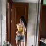 DAVEY MODE美式復(fù)古做舊直筒包臀拉鏈牛仔短褲女夏季辣妹顯瘦短褲熱褲子 淺藍(lán)色 M 曬單實(shí)拍圖