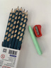 佳美洞洞筆佳美洞洞鉛筆小學(xué)生無(wú)毒一年級專(zhuān)用hb2B幼兒園初學(xué)者加粗大三角練字筆2b洞洞筆2h兒童鉛筆學(xué)習用品 HB【免費刻字】12支加粗 墨綠 送卷刀+橡皮 曬單實(shí)拍圖