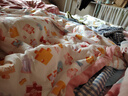 良良嬰兒被子寶寶春夏蓋被幼兒園厚被新生兒夾棉被 拼圖粉·薄夾棉【40G·春秋款】 150*120cm（適合0-6歲） 曬單實拍圖