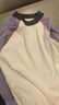 M.Latin/馬拉丁童裝兒童T恤24冬新款男女大童半高領(lǐng)T恤 淺紫 160cm 曬單實(shí)拍圖