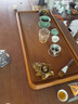 石茗堂高端德國電木茶盤整塊家用簡約輕奢茶托海泡茶臺新款客廳辦公室排 若水（升級版40支高密度） 90_50_5cm 曬單實拍圖