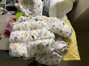 巴拉巴拉童裝羽絨服嬰兒冬季女童短款外套印花滿(mǎn)印甜美可愛(ài)保暖萌 白花色調00310-白鴨絨 90 充絨量70g 曬單實(shí)拍圖