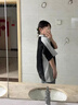 肯奈迪美式polo衫短袖男女夏季撞色拼接情侶T恤半拉鏈翻領(lǐng)寬松半袖上衣 黑灰拼色-半袖POLO衫 2XL 【160-170cm】 曬單實拍圖