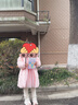 PawinPaw卡通小熊童裝秋冬女寶A版舒適軟糯毛衣連衣裙 Red紅色/20 110 cm 曬單實拍圖