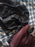 穆尼威皮衣男真皮頭層牛皮刺繡多標機車(chē)服騎行服男士外套皮夾克 黑色 L 曬單實(shí)拍圖