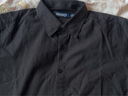 Navigare意大利小帆船長(cháng)袖襯衫男秋冬季磨毛保暖休閑襯衣抑菌黑色通勤開(kāi)衫 暗夜黑 M 碼 曬單實(shí)拍圖