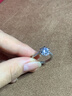 DR. DARLING六芒星情侶戒指男女一對戒莫桑石鉆戒求婚結(jié)婚指環(huán)生日禮物 情侶戒指男30分，女1克拉 曬單實拍圖